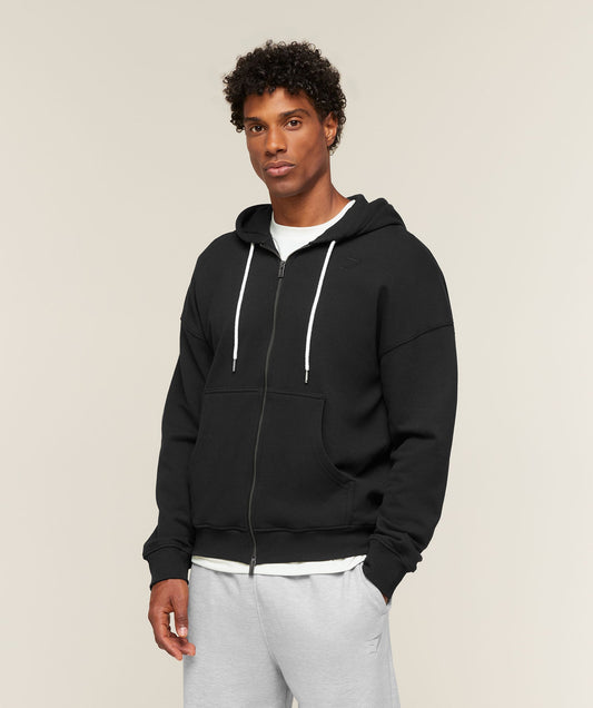 Campus Crest Zip Through Hoodie - US 0642