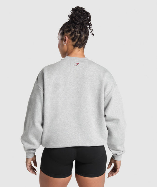 Lifting Essentials Graphic Brushed Oversized Sweatshirt - US 3776