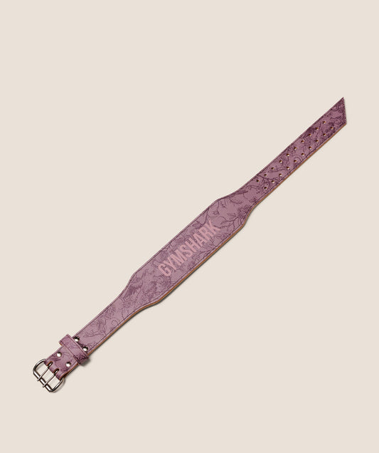 Lace Graphic Tapered Lifting Belt - US 7726