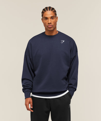 Oversized Crest Crew - US 6332