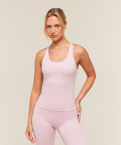 Everyday Racer Back Tank with Shelf - US 0739