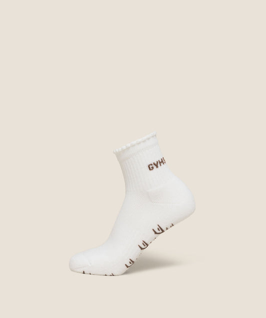 Frill Pilates Midi Sock - US 7496