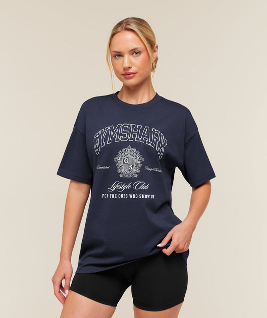 College Crest Graphic T-Shirt - US 5310