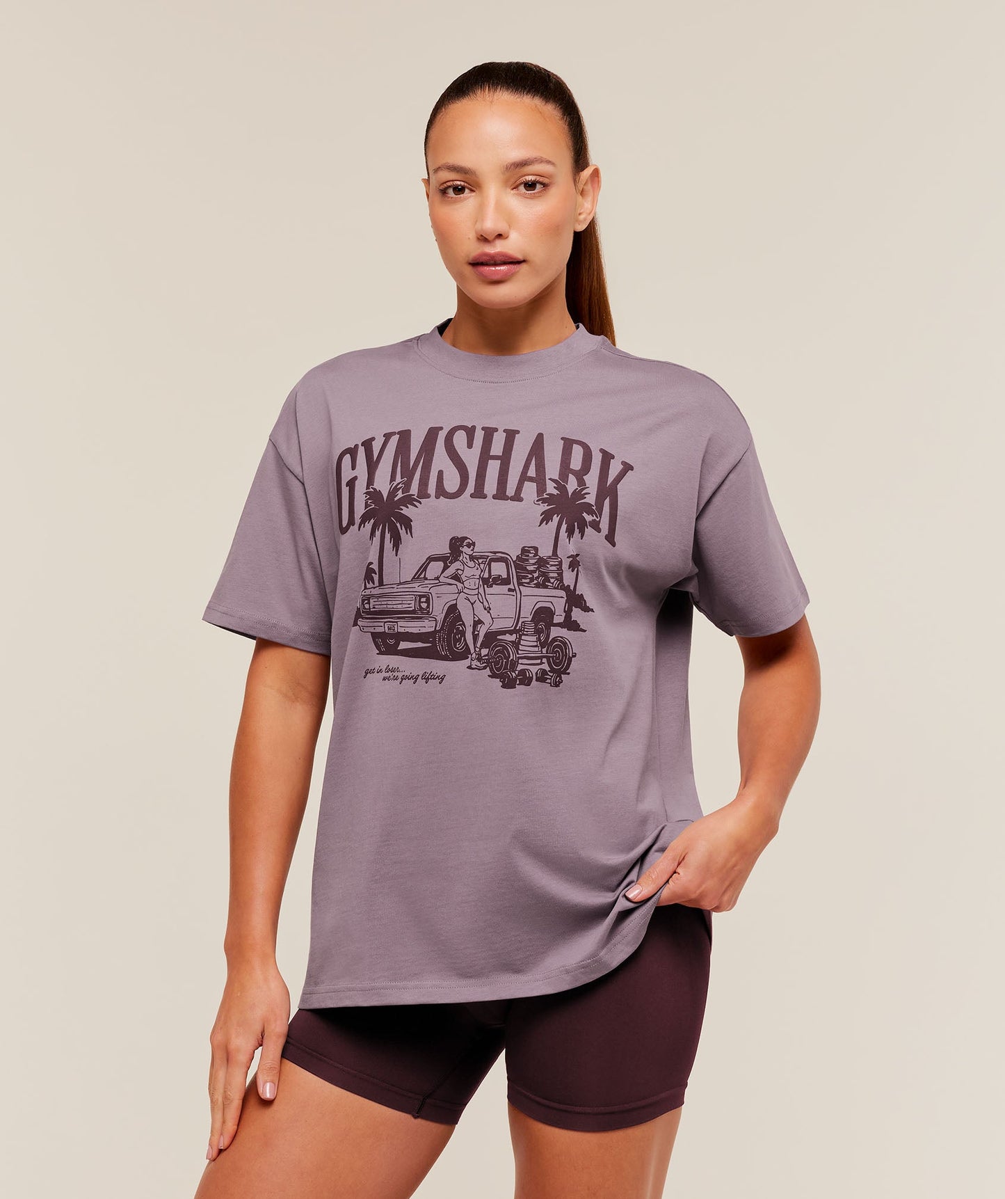 Pick Up Truck Graphic Short Sleeve T-Shirt - US 2424