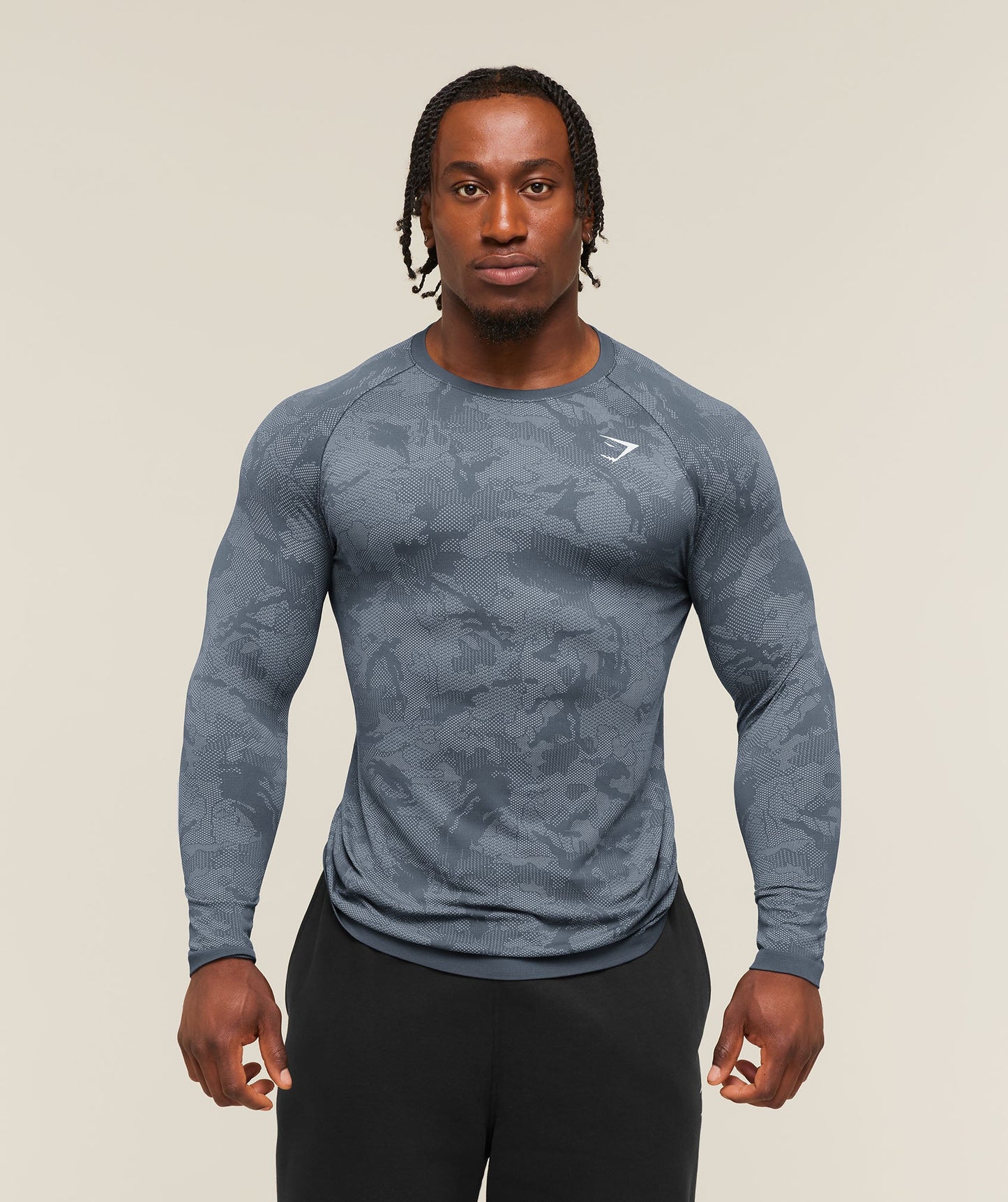 Geo Seamless Long Sleeve T-Shirt - US 3275