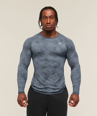 Geo Seamless Long Sleeve T-Shirt - US 3275