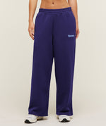 Script Embroidery Wide Leg Pants - US 6316