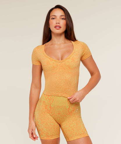 Adapt Animal X Whitney Short Sleeve Top - US 3135