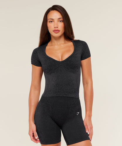 Adapt Animal X Whitney Short Sleeve Top - US 6751