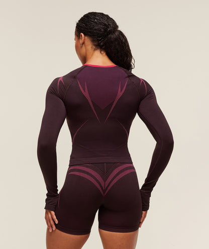 Apex Lift Seamless Long Sleeve Crop Top - US 8329