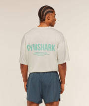 Soft White/Pop Turquoise/Wash