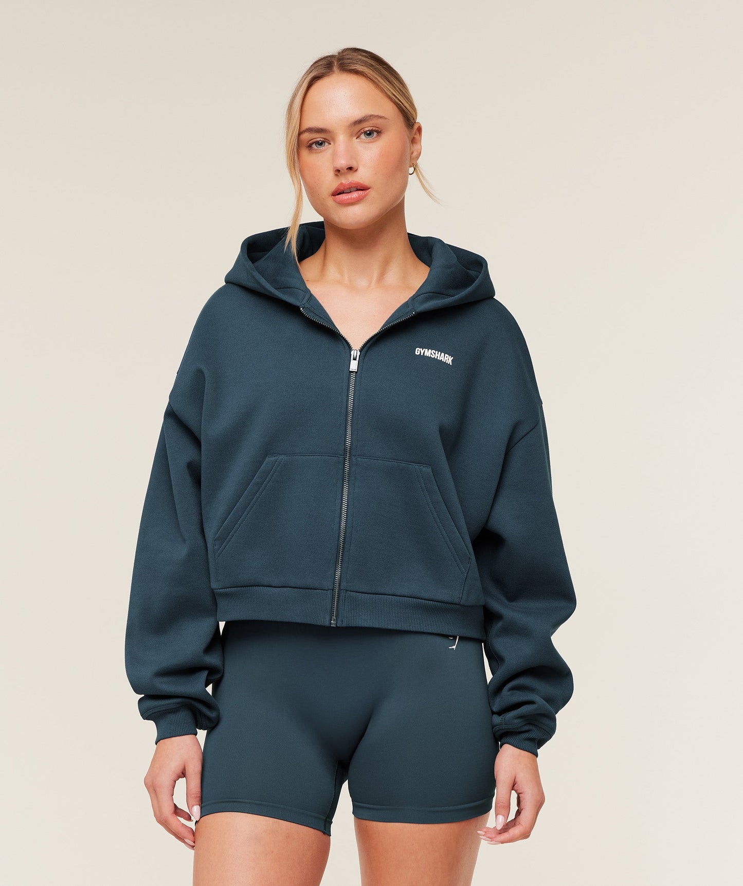 Cosy Luxe Zip Through Hoodie - US 4281
