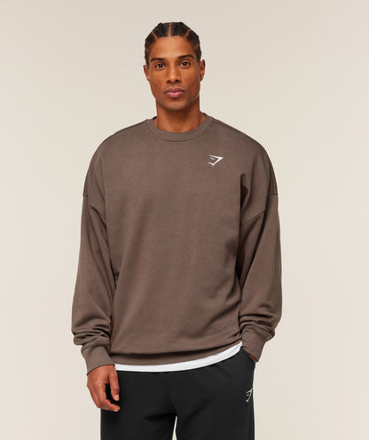 Oversized Crest Crew - US 3080