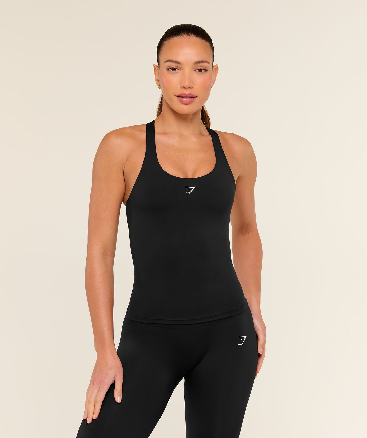 Everyday Racer Back Tank with Shelf - US 0806