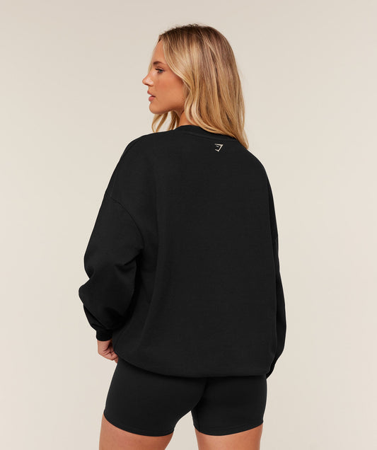 Collegiate Graphic Crew Neck Pullover - US 2445