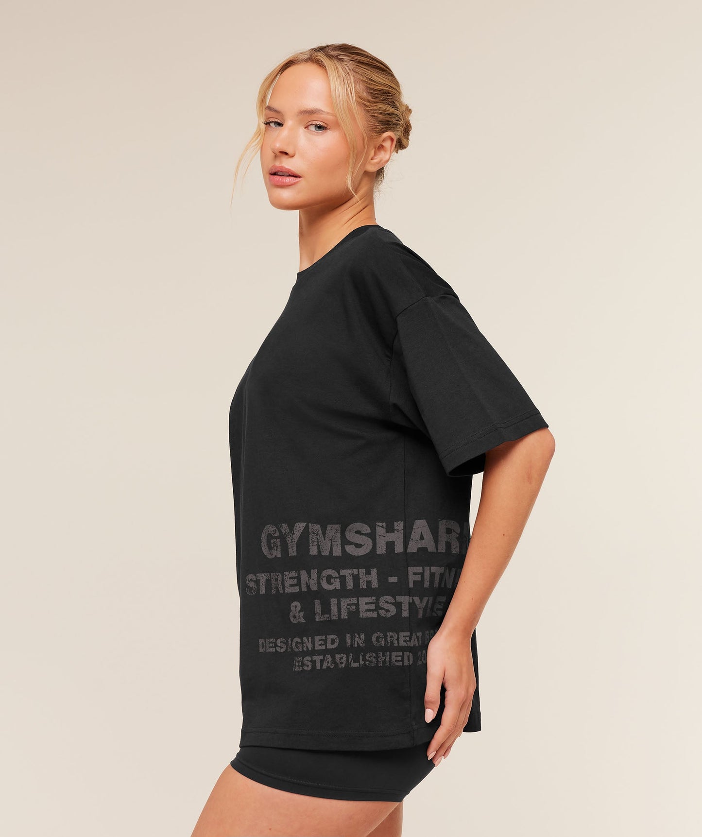 Stacked Graphic Short Sleeve T-Shirt - US 3110