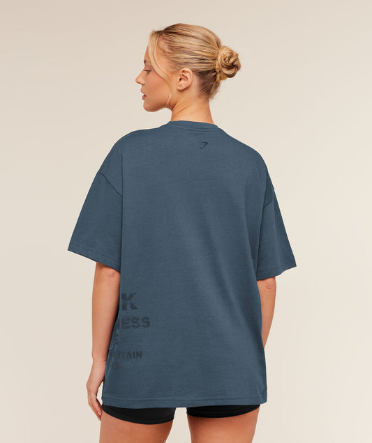 Stacked Graphic Short Sleeve T-Shirt - US 3853