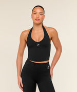 Halter Neck Cami with Shelf - US 6730