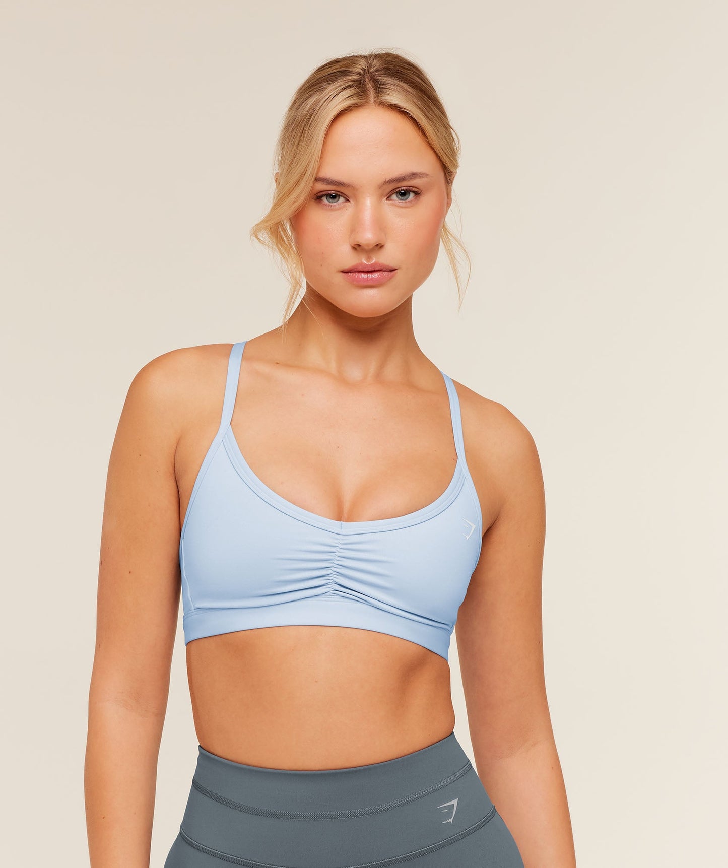 Ruched Strappy Sports Bra - US 1675
