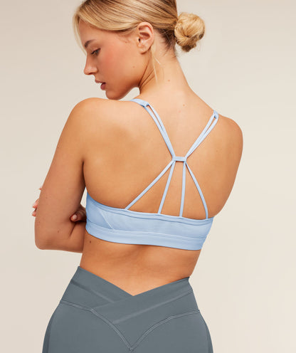 Ruched Strappy Sports Bra - US 3182