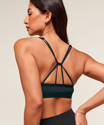 Ruched Strappy Sports Bra - US 8860