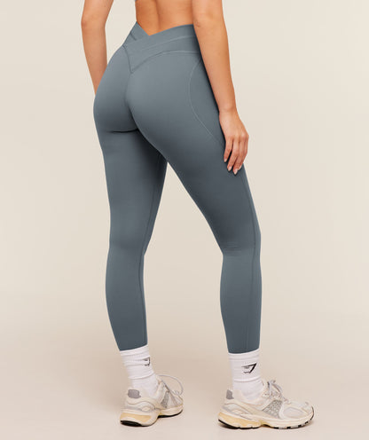 Crossover Back Leggings - US 7666