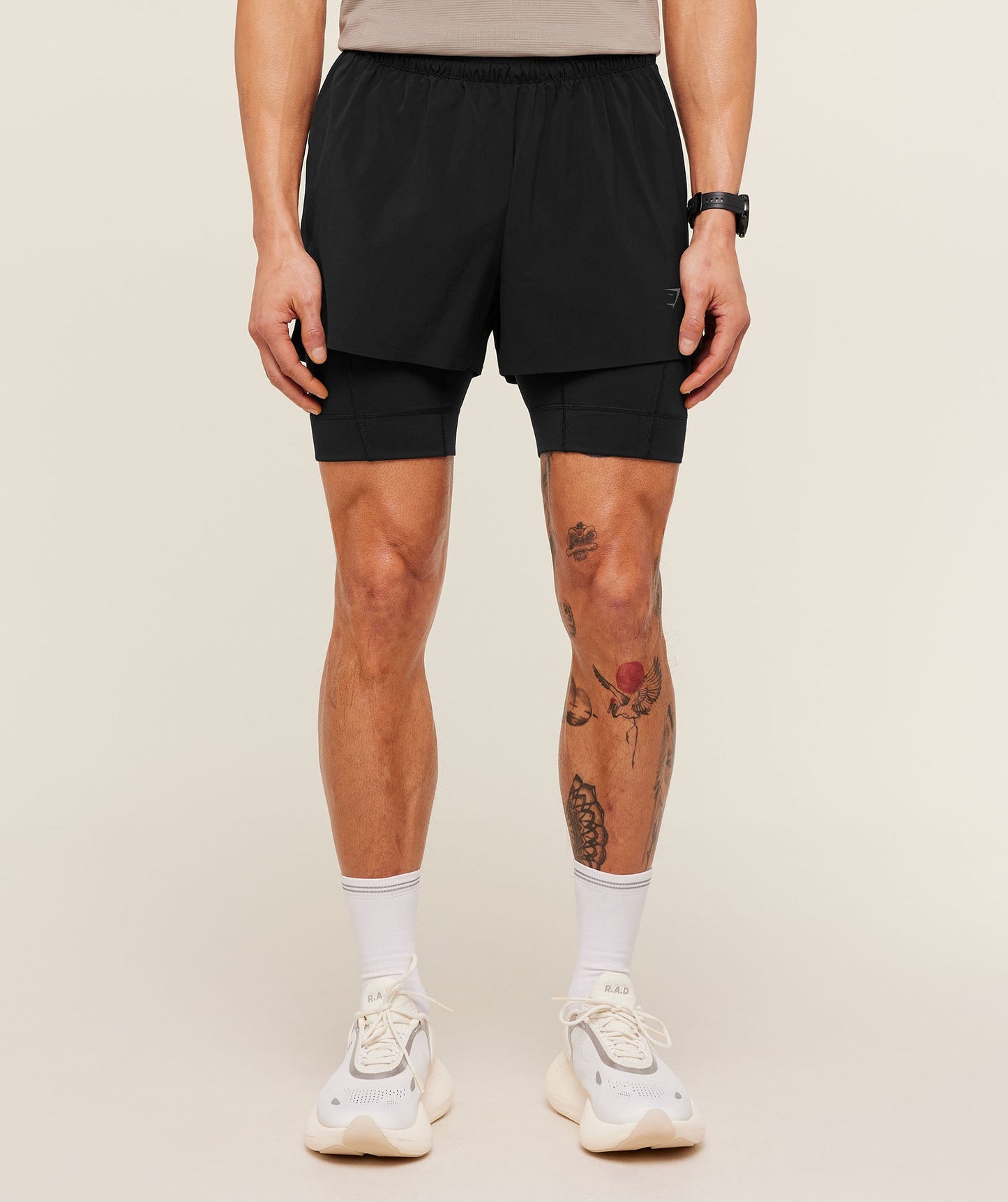 Running Elite 2 in 1 5\" Shorts - US 1577