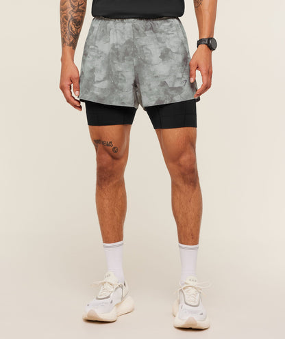 Running Elite 2 in 1 5\" Shorts - US 8141