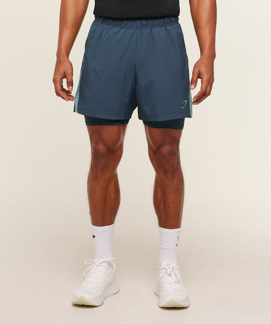 Sport 5\" 2 in 1 Shorts - US 7813