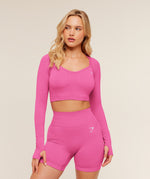 Vital Sweetheart Neck Crop Top - US 8736